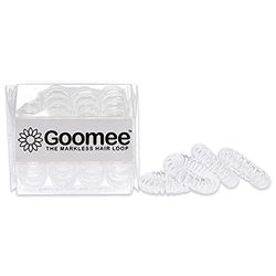 Goomee The Markless Hair Loop Set - Diamond Clear For Women 4 Pc Hair Tie