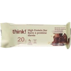 Think! High Protein Bars, Brownie Crunch, 2.1 Oz, 10 Count, Brownie Crunch, 600g