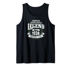 86th Birthday A Legend Since 1938 Classic One Of A Kind Camiseta sin Mangas