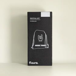 FISURA - 7 product set festivals survival kit. Original gift set for friends. Complete beautiful festival kit