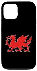 Coque pour iPhone 14 Drapeau du dragon gallois, drapeau du Pays de Galles, Angleterre