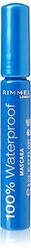 Rimmel London Mascara 100% Waterproof, Mascara Waterproof Lunga Durata, Black/Nero, 8 ml