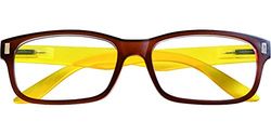 Prontoleggo Occhiali da Lettura Dandy Marrone-Giallo +2,00
