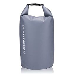 Dunlop Drybag - 20 Liter - Waterdichte Tas - Dry Bag van Duurzaam PVC - Stof- en Waterdichte zak - Incl. Verstelbare Schouderband - Unisex - Grijs