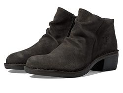 Fly London Merk093fly, Botas Cortas al Tobillo Mujer, Gris Oscuro Azulado, 37 EU