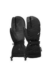 Reusch Nadia R-Tex Xt-Guanti da Sci a 3 Dita, con Membrana Impermeabile, Molto Caldi Invernali, Nero, 7 Donna