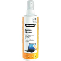 Fellowes 250ml Screen Cleaning Spray for Home and Office Monitor/Laptop/iPad/Mobile Phone/Tablet - Alcohol Free - Multi Pack of 6 - Amazon Exclusive
