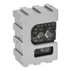 GEDORE Module-inzetstuk voor coax-connectoren RG 58/59/62/71, 1 stuk, 8140-14