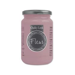 FLEUR DESIGNER'S PAINT | Pittura ad Acqua, Effetto Gesso Naturale, Extra Opaca, Fleur Chalky F22, Colore Elengant Rose, Made in Italy, Formato da 330 ml