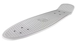 Ridge Skateboards Cruiser Deck Skateboard, Bianco, 27"