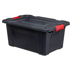 5five - caja de plástico "store n box" 55l negra