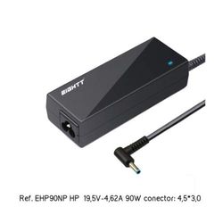 Cargador específico 90W 19,5V-4,62A, con Conector 4,5 * 3,0, Ideal para Dispositivos HP y Carga rápida eficiente.