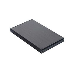 AISENS - ASE-2530B – External Enclosure 2.5 Inches Hard Drives 9.5 mm SATA I, II and III to USB 3.0/USB 3.1 GEN1, Aluminium, LED Indicator, Black