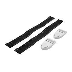 BOBIKE 8015300137 - Repose-Pieds de Rechange + Sangles de Repose-Pieds pour Chaise modèle Exclusive Mini Plus in Couleur Noir
