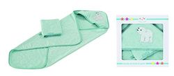 PMP Coffret Sortie de Bain Brodée + Gant Imprimée Ours Polaire