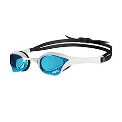 arena Cobra Ultra Swipe Gafas de Natación de Competición Unisex para Adultos, Gafas de Natación con Lentes Curvadas, Antivaho, Protección UV, 5 Puentes Nasales Intercambiables