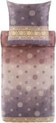 Bassetti Pallavicino 9329900 Bed Linen 2 Pillowcases 100% Cotton Satin Grey G1 Size: 135 x 200 cm