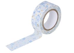 Masking Tape Washi Starlit Sky Blauw 18 mm x 10 m