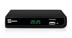 TELE System TS6819 T2HEVC HD Digitale Terrestrische Decoder, DVB-T2 HEVC 10 Bit, HDR HLG, AUTOSCAN, LCN, Media Player, EPG TV Gids, Afstandsbediening Inbegrepen, Digitale Terrestrische TV Ontvanger