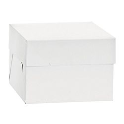 Decora, 0339472 Caja para Tarta, Ideal para Transportar y Conservar Tartas Decoradas, Envueltas Individualmente, 30,5 X 30,5 X H 15 CM