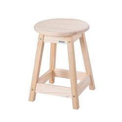 Tramontina Natural Pine Wood Stool Ø33 x 46.5cm