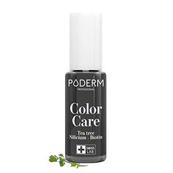 PODERM - Mycose Ongles - Vernis Couleur Tea Tree | Prévention & Traitement des Ongles Jaunes/Abîmés par Mycose | Cadeau Fete des Meres | Soigne & Colore - Formule Unique | Swiss Made | Black