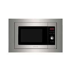 EDESA Microondas EMW 2020-I-X Marco Encastre Integrado, Capacidad de 20 litros, 5 Niveles de Potencia, Potencia 700W Acabado en Acero Inoxidable