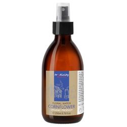 Lotion Tonique Peau Sensible, Contour des Yeux - Eau de Bleuet Bio, Anti Cernes-Poches, 100% Naturel et Vegan, Décongestionnant et Astringent, Hydrolat de Bleuet, 250 ml