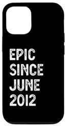 Custodia per iPhone 14 Pro 12° compleanno Ragazzi Ragazze Epic Since June 2012