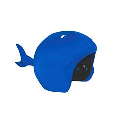 COOLCASC Funda para Casco Ballena - Compatible con Casco de Bici, Esquí y Skate - Niños y Adultos - Talla Única - Diseño Divertido