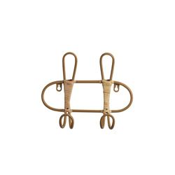 Romimex Perchero de Pared Natural Mimbre 27 x 21 x 8 cm