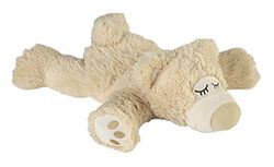 Warmies® Coussin chauffant en peluche "Ours endormi" 100% millet 35 cm 700 g