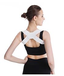 SXCDD unisex bra tillbaka -03 hållningskorrigerare, vit, en storlek EU, Vit, En Storlek
