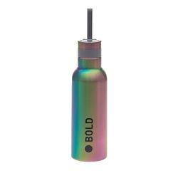 BOLD LÄSSIG enfants bouteille 750 ml en acier inoxydable sans BPA/School Bottle Stainless Steel Bold rainbow