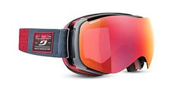 Julbo STARWIND Masque DE Ski pour Femmes, Gris/Rouge, L+