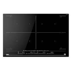 Teka Home IZF 88770 MST - Plaque à induction 4 feux, avec zone Full Flex, plaque induction 80 cm, facile à installer, avec système Touch Control Slider et capteur de température, couleur noire