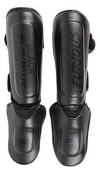 METAL BOXE Protège-Tibias/Pieds Black Furious L