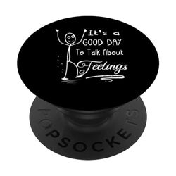 Es un buen día para hablar de sentimientos PopSockets PopGrip Intercambiable