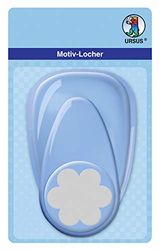 Ursus 19450055 - Perforatrice con Leva, Maxi, Motivo Floreale, ca. 50,8 mm, Colore: Blu