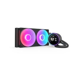NZXT Kraken Elite 280 RGB - Refroidisseur de liquide CPU AIO - Radiateur 280mm - Ventilateur F280 RGB - IPS LCD 2,72 personnalisable - Turbine Pump - LGA 1700 1200 115X 1851 / AM5 AM4 - Noir