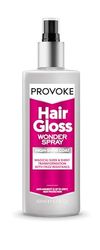 PROVOKE Hair Gloss High-Shine Coat Wonder Spray 200ml, For Shine And Finish, Lasting Gloss And Polish