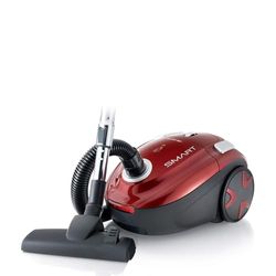 Ariete 2735 - Aspiradora (700 W, Aspiradora cilíndrica, Secar, Bolsa para el polvo, 2,5 L, Negro, Rojo)