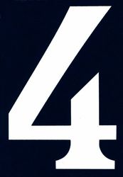 Symbol NA04 Street Number 110 x 40 mm PVC Figure 4