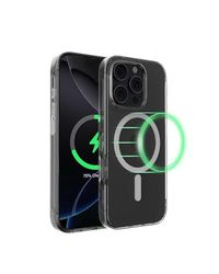 Belkin SheerForce Etui na iPhone 16 Pro, zgodne z MagSafe cienkie etui z powłoką odporną na zarysowania – magnetyczne, odporne na wstrząsy etui ochronne na telefon iPhone – Przezroczyste