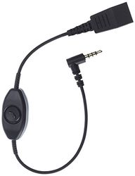 Jabra Cavo di Disconnessione Rapida per Jack 3.5 con Funzione Premi per Parlare per Smartphone