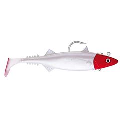 Jackson Sea The Mackerel 23 cm Red Head Rigged Caoutchouc Poisson
