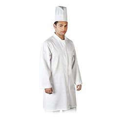 Leber&Hollman LH-Food_CMexxxl Tablier de protection pour homme Blanc Taille XXXL