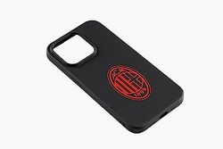Celly, Cover iPhone 14 PRO, Linea Milan, Colore Nero, Cover Morbida al Tatto, Realizzata con TPU 100% Riciclato e Certificazione Global Recycled Standard, con Protezione Tasti Laterali