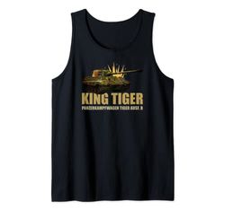 King Tiger II Panzer Tank WW2 Tanques militares alemanes Camiseta sin Mangas