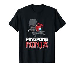 Pingpong Ninja Ping Pong Giocatore di pingpong Maglietta